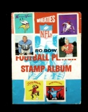 1964 Wheaties NFL Pro Bowl Football Players Stamp Album Complete. Has Stick