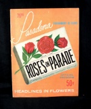 1965 Roses On Parade 76th Pasadena Tournament Of Roses Official Program Jan
