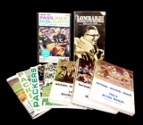 (9) 1960 - 1970's Green Bay Packers Books, How To Pass Kick Run Block The G