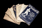 (7) 1900-1920's American Sports Publishing Co Books. Spaldings How To Play