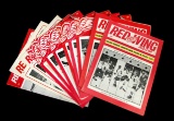 (11) NHL Redwings Magazines Great Condition, Detroit Vs Montreal November 2