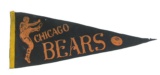 1920's Rare Chicago Bears Felt Pennant Has A Few Holes (See Photos) Very Go