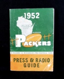 1952 Green Bay Packers Press And Radio Guide. Complete and in Very Good/Fin