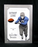 1938 Detroit Lions Vs Green Bay Packers Official Game Program. Complete and