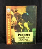 1964 National League Football Illustrated Game Program Green Bay Packers vs