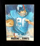 1966 National League Football Illustrated Game Program Green Bay Packers vs