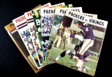 (7) 1968-1969 Green Bay Packers Game Programs. Good To Very Good Conditions