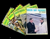 (5) 1960s Green Bay Packers Yearbooks. Complete and in Good/Very Good Condi