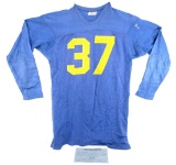 1947 Marquette University Football Jersey. Authenticated for Double Play Sp