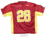 Warrick Dunn Autographed Florida State Football Jersey. Drafted by Tampa Ba