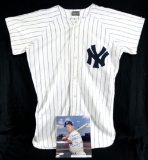 1961 New York Yankees Bobby Richardson Game Worn Jersey. Given To Family Fr