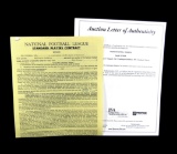 1965 Paul Krause Original Signed Standard NFL Contract to Play for The Wash