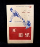 1947 Boston Red Sox Official Program and Score Card vs Philadelphia Athleti