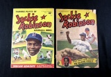 (2) 1950s Jackie Robinson Comic Books. Both Show wear and in Fair/Good Cond