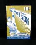 1951 Chicago White Sox Official Score Card. Missing Center Score Card.