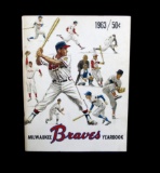 1963 Milwaukee Braves Yearbook. Complete and in Very Fine+ Condition.