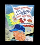 1966 Los Angeles Dodgers Souvenir Yearbook. Last Page is Torn otherwise Com