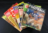 (7) Misc. Sports Football Magazines. (See Photos)