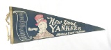 1950s New York Yankees American League Champions Pennant. Short Tip. Fair t