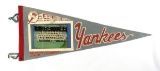 1961 New York Yankees American League Champions Team Photo Pennant.   11-1/