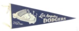 1960s Los Angeles Dodgers Stadium Pennant 