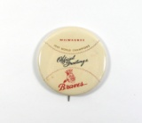 1957 Milwaukee Braves World Champions Pin 