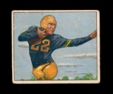 1950 Bowman Football Card #20 Jerry Nuzum Pittsburgh Steelers.  G to VG Con