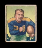 1950 Bowman Football Card #47 Larry Coutre Green Bay Packers.  G to VG Cond