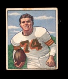 1950 Bowman Football Card #79 Tony Adamle Cleveland Browns.  G to VG Condit