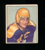 1950 Bowman Football Card #80 Dick Wildung Green Bay Packers.  G to VG Cond