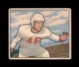 1950 Bowman Football Card #104 Dick Hensley New York Giants.  VG+ Condition