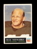 1965 Philadelphia Football Card #79 Hall of Famer Ray Nitschke Green Bay Pa