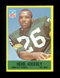 1967 Philadelphia Football Card #74 Hall of Famer Herb Adderly Green Bay Pa