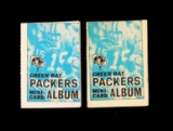 (2) 1969 Topps Football Green Bay Packers Mini-Card Albums.