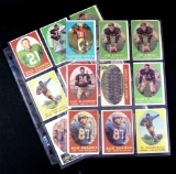 (16) 1968 Topps Football Cards. VG Conditions