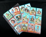 (25) 1971 Toppos Football Cards. G to VG Conditions