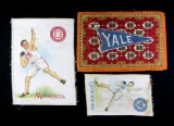 (3) Early 1900s College Sports Tobacco Silks.