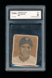 1949 Bowman Baseball Card #98 Hall of Famer Phil Rizzuto New York Yankees.