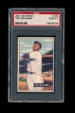 1951 Bowman Baseball Card #165 Hall of Famer Ted Williams Boston Red Sox. G