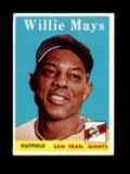 1958 Topps Baseball Card #5 Hall of Famer Willie Mays  San Francisco Giants