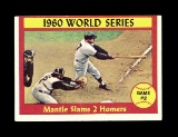 1961 Topps Baseball Card #307 Game #2 World Series 