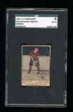 1951-52 Parkhurst Hockey Card #10 Douglas Harvey Graded SGC Authentic (Skin