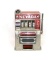 Nevada Bonaza Piggy Bank in shape of slot machine. Heavy metal.  11-1/4