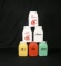 (6) Misc. Assorted Vintage McKee Milk Glass Roman Arch Salt and Pepper and