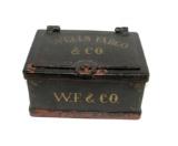 1870s-1880s Wells Fargo & Co. Railroad/Stagecoach Fireproof Strong Box with