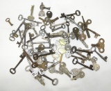 Lot of (67) Miscellaneous Keys including Skelelton, Clock, Household, Car,