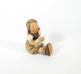 1968 Hummel Figurine Hum389: Girl with Sheet Music. Excellent no chips or c