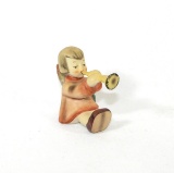 1967 Hummel Figurine Hum238C: Angel with Trumpet. Excellent no chips or cra