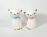 1958 Holt Howard Cozy Cat Salt & Peppers Shakers. Excellent No Chips or Cra