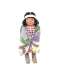 Vintage Arrow Novelty Skookum Bully Good Native American Doll With Trademar